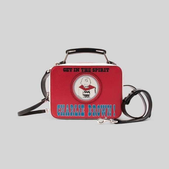 The Marc Jacobs x Peanuts Charlie Brown The Mini Box Crossbody Bag - Picture 6 of 14